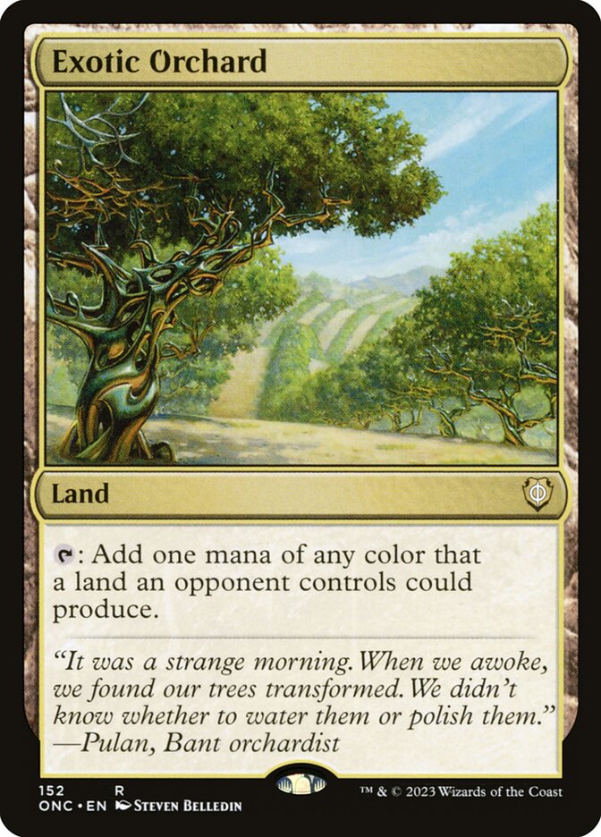 Exotic Orchard 152/28 (Commander: Phyrexia: All Will Be One)  | Good Games Modbury