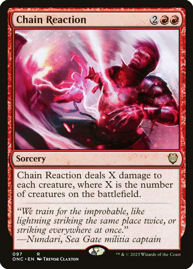 Chain Reaction 97/28 (Commander: Phyrexia: All Will Be One)  | Good Games Modbury