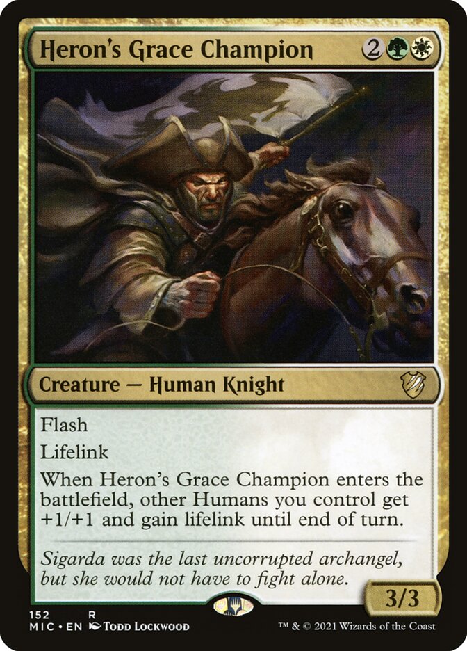 Heron's Grace Champion 152/38 (Commander: Innistrad: Midnight Hunt)  | Good Games Modbury