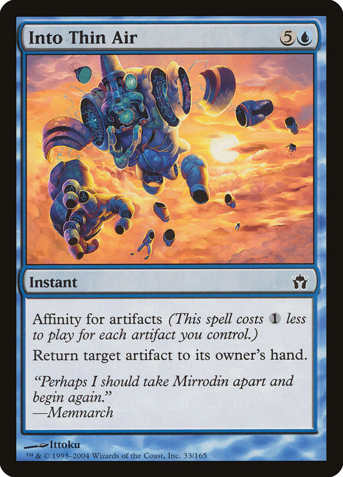 Into Thin Air 33/165 (Fifth Dawn)  - Foil | Good Games Modbury