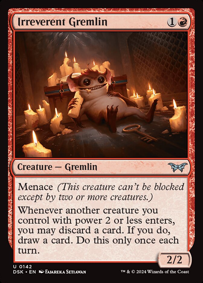 Irreverent Gremlin 142/286 (Duskmourn: House of Horror)  - Foil | Good Games Modbury