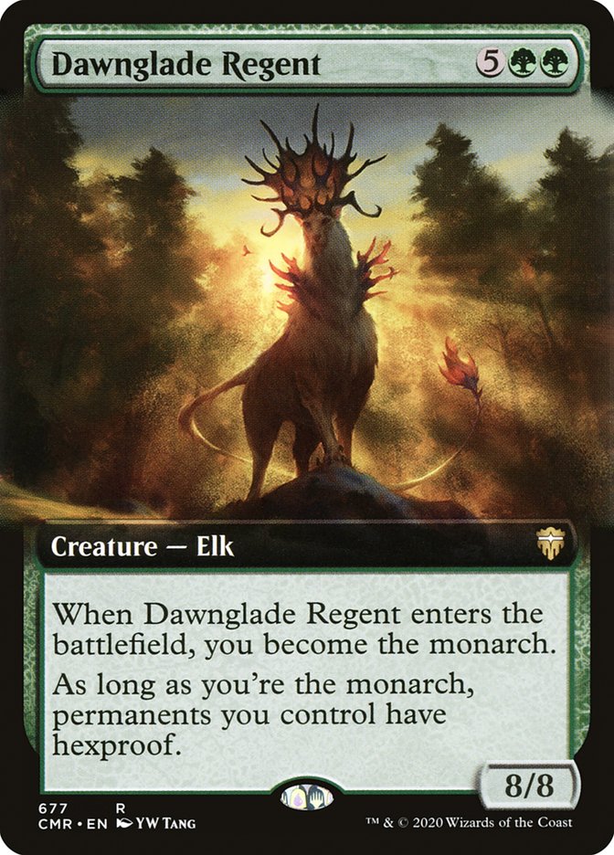Dawnglade Regent 677 (Commander Legends)  - Extended Art Foil | Good Games Modbury