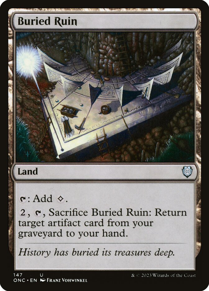 Buried Ruin 147/28 (Commander: Phyrexia: All Will Be One)  | Good Games Modbury