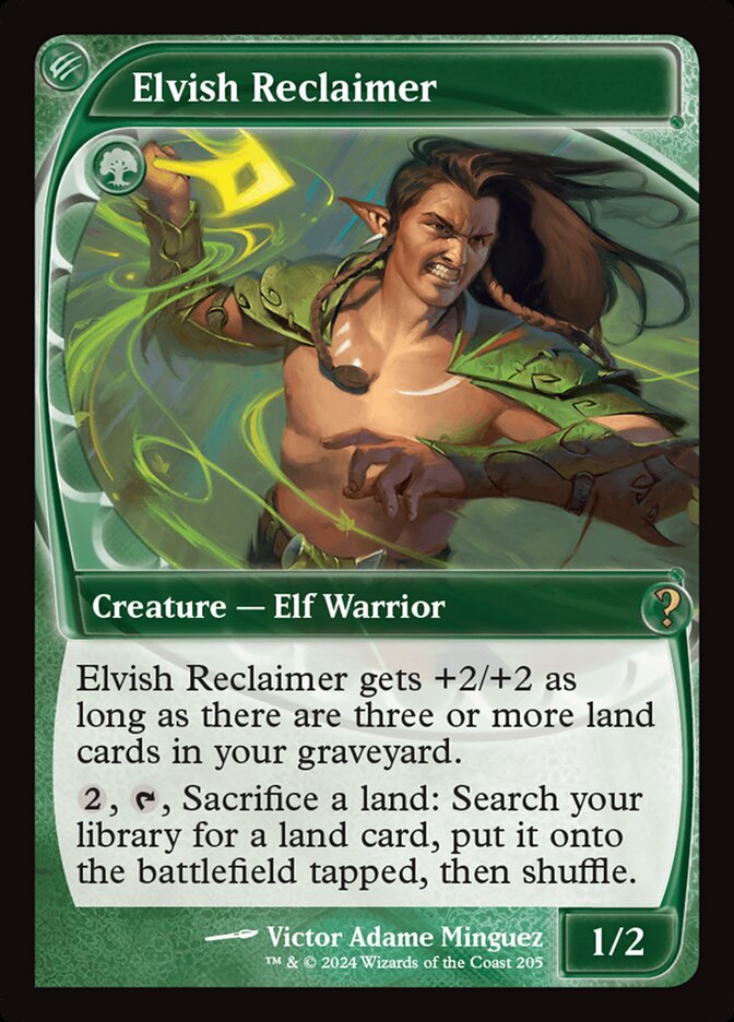 Elvish Reclaimer 205/390 (Mystery Booster 2)  - Future Sight Foil | Good Games Modbury