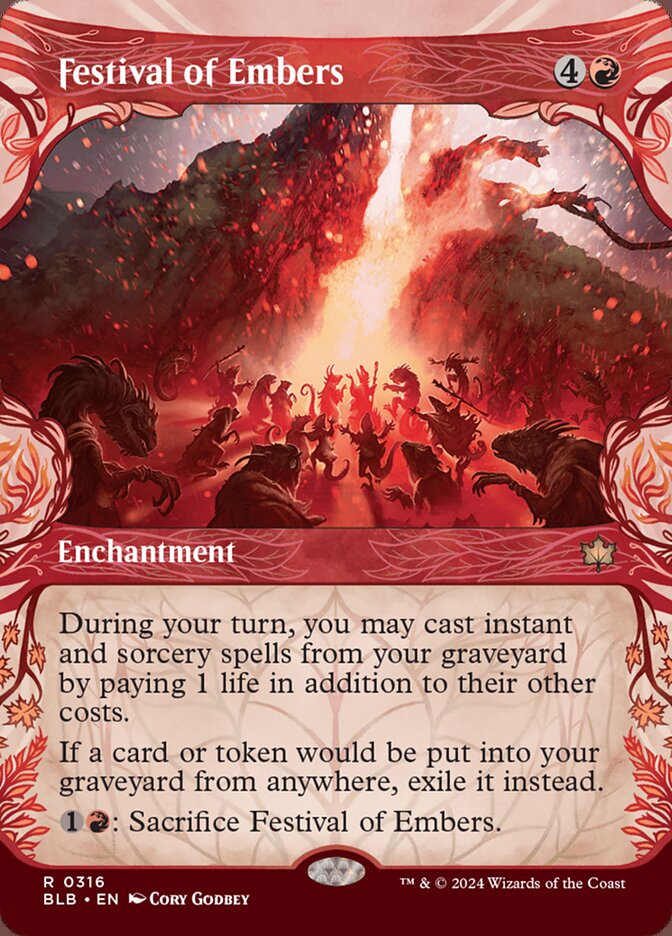 Festival of Embers 316 (Bloomburrow)  - Foil | Good Games Modbury