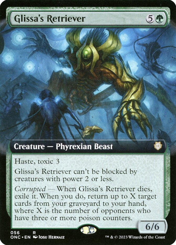 Glissa's Retriever 56/28 (Commander: Phyrexia: All Will Be One)  - Extended Art | Good Games Modbury