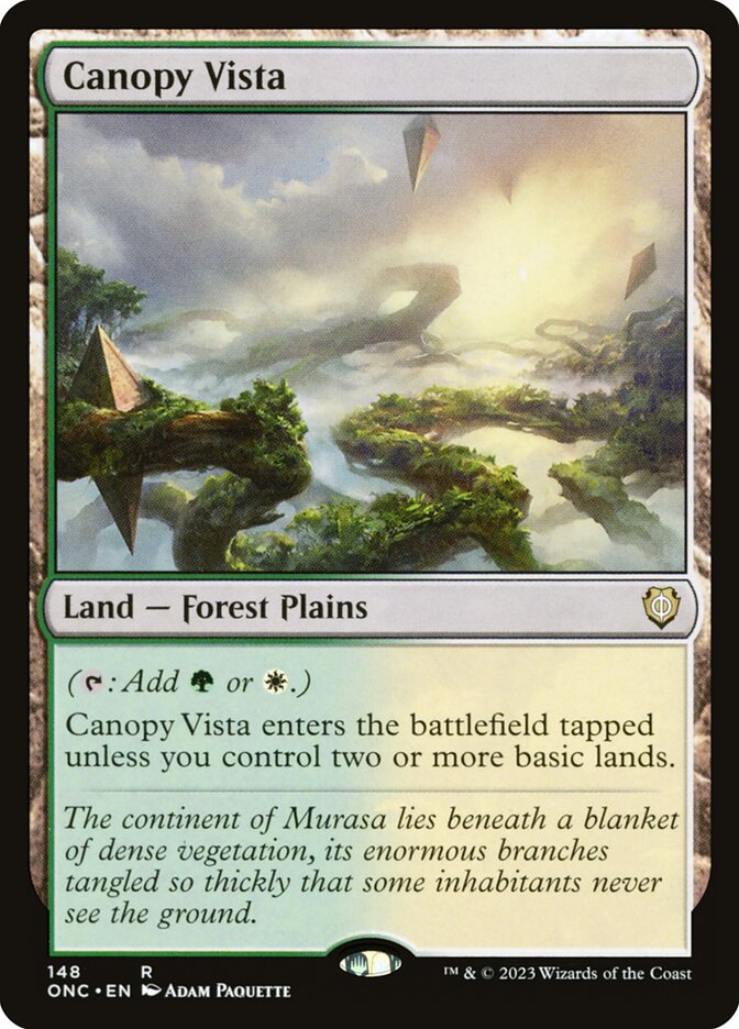 Canopy Vista 148/28 (Commander: Phyrexia: All Will Be One)  | Good Games Modbury