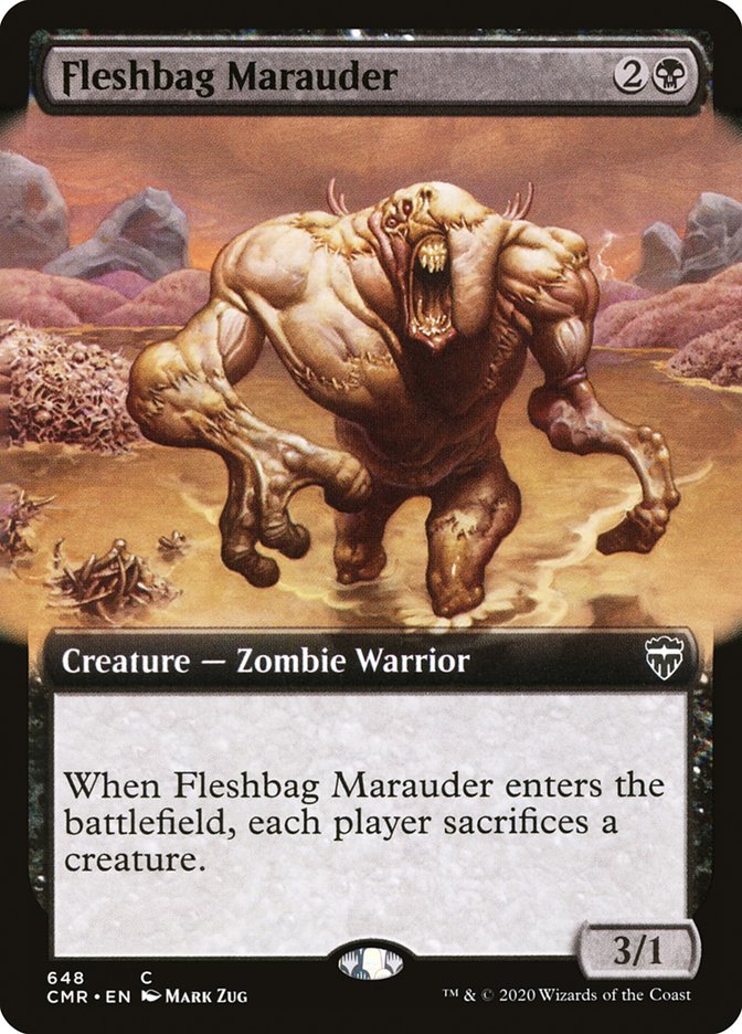 Fleshbag Marauder 648/361 (Commander Legends)  - Extended Art Foil | Good Games Modbury