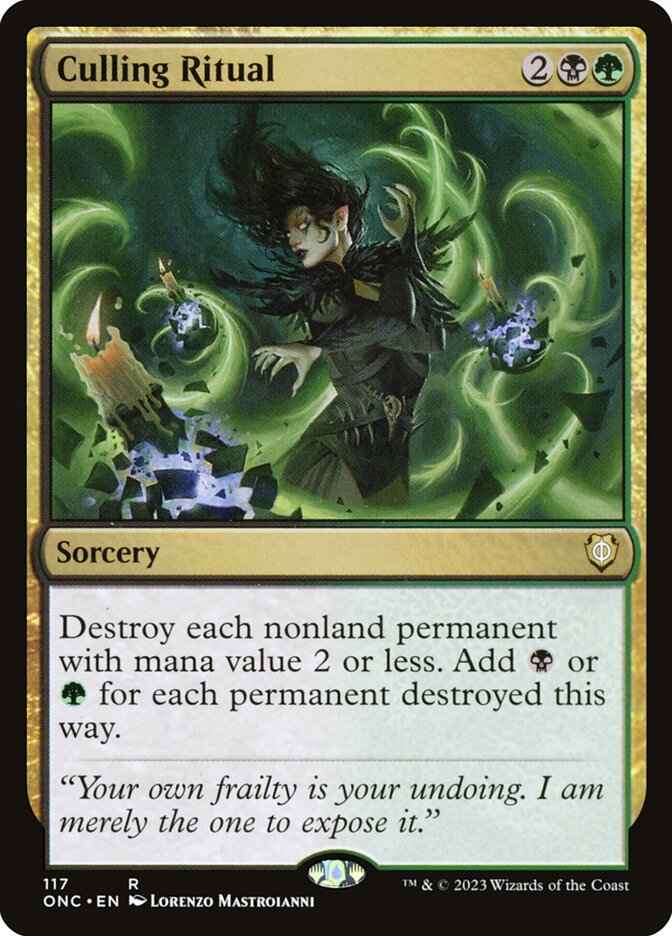 Culling Ritual 117/28 (Commander: Phyrexia: All Will Be One)  | Good Games Modbury