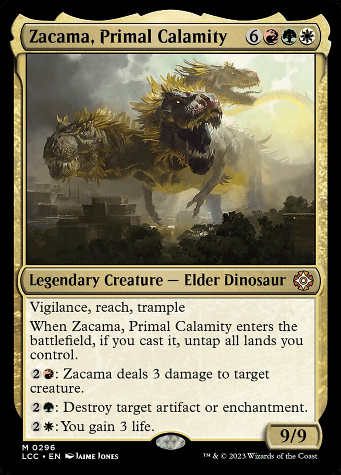Zacama, Primal Calamity 296/370 (Commander: The Lost Caverns of Ixalan)  | Good Games Modbury