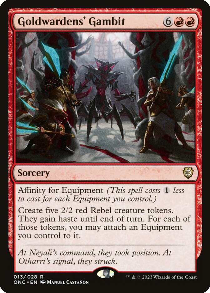 Goldwardens' Gambit 13/28 (Commander: Phyrexia: All Will Be One)  | Good Games Modbury