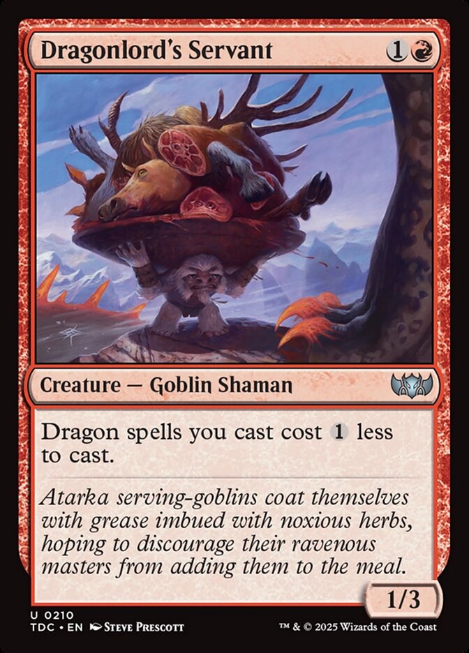 Dragonlords Servant 210 (Commander: Tarkir: Dragonstorm)  | Good Games Modbury