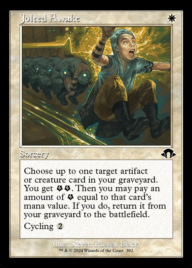Jolted Awake 392/319 (Modern Horizons 3)  - Retro Foil | Good Games Modbury