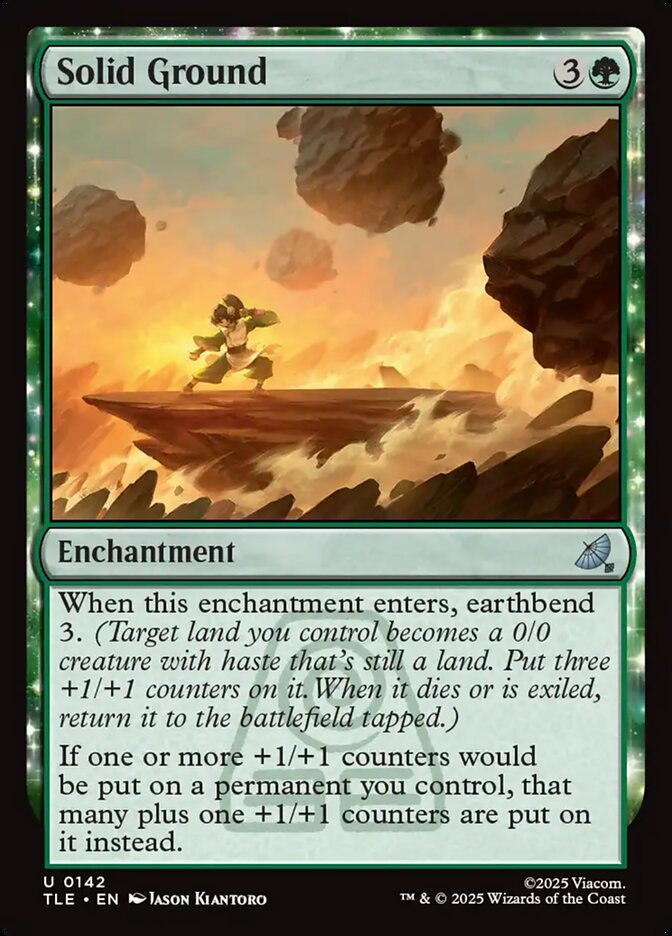 Solid Ground 142 (Avatar: The Last Airbender: Eternal-Legal)  - Foil | Good Games Modbury