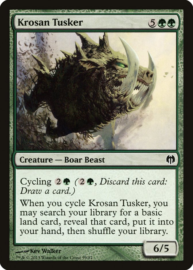 Krosan Tusker 59/81 (Duel Decks: Heroes vs. Monsters)  | Good Games Modbury