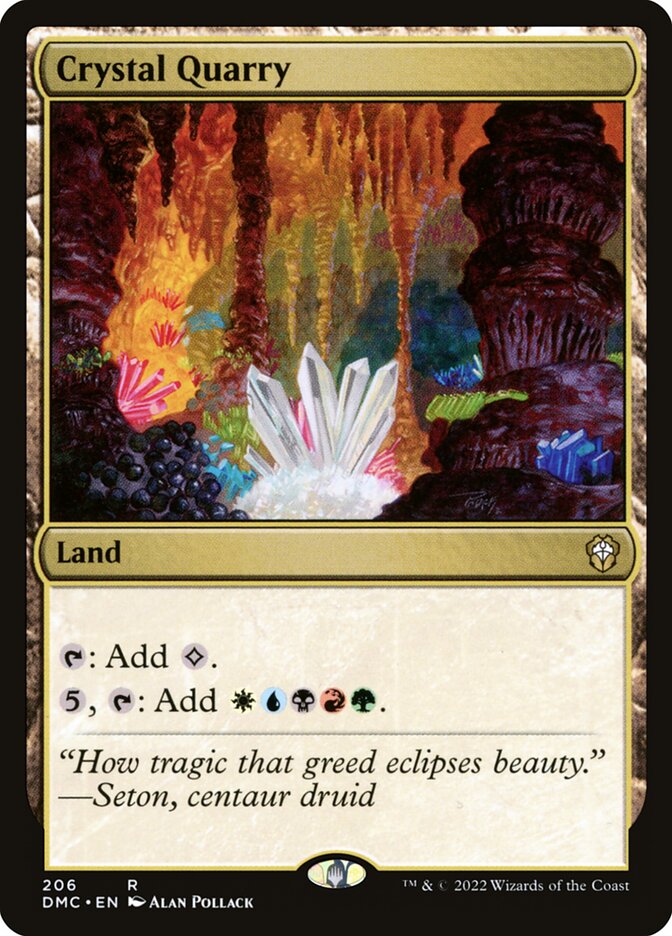 Crystal Quarry 206 (Commander: Dominaria United)  | Good Games Modbury