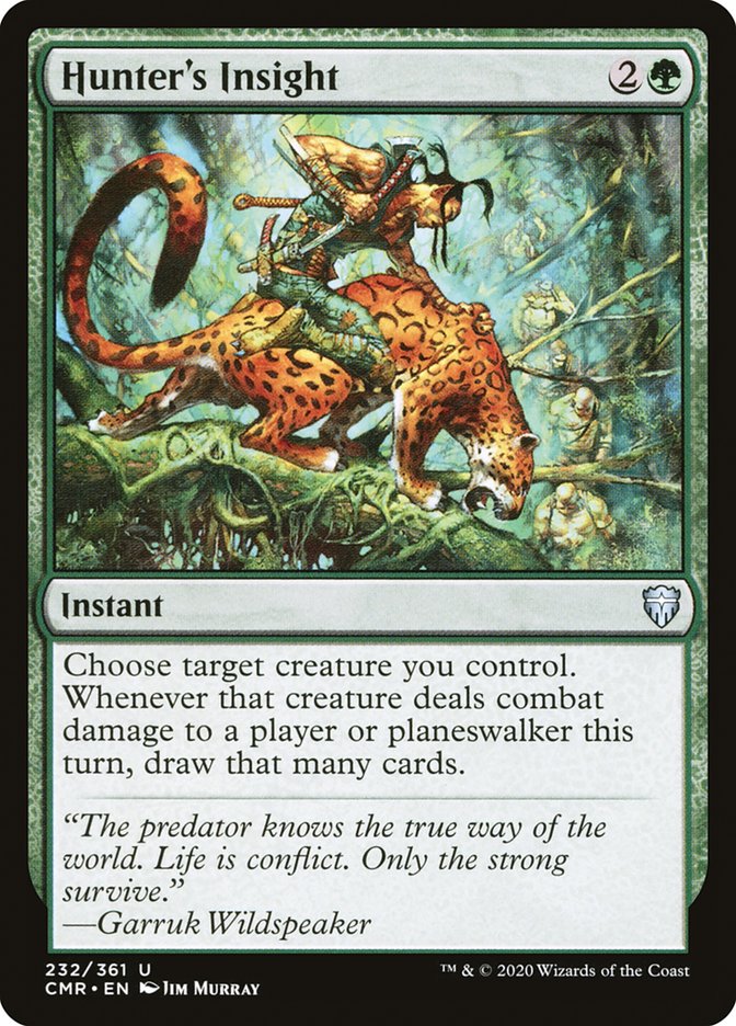 Hunter's Insight 232/361 (Commander Legends)  - Foil | Good Games Modbury