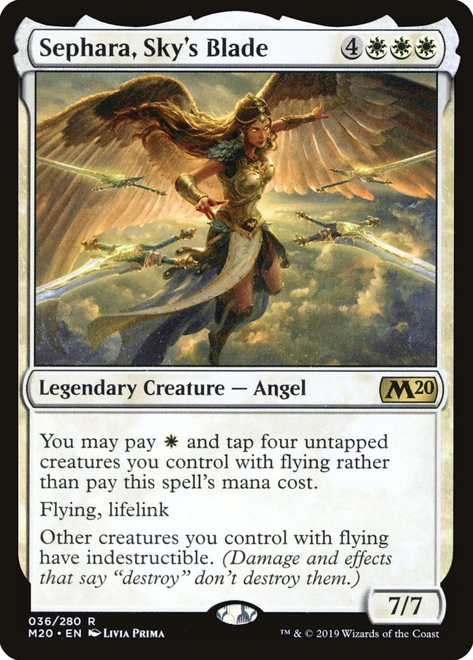 Sephara, Sky's Blade 36/280 (Core Set 2020)  | Good Games Modbury