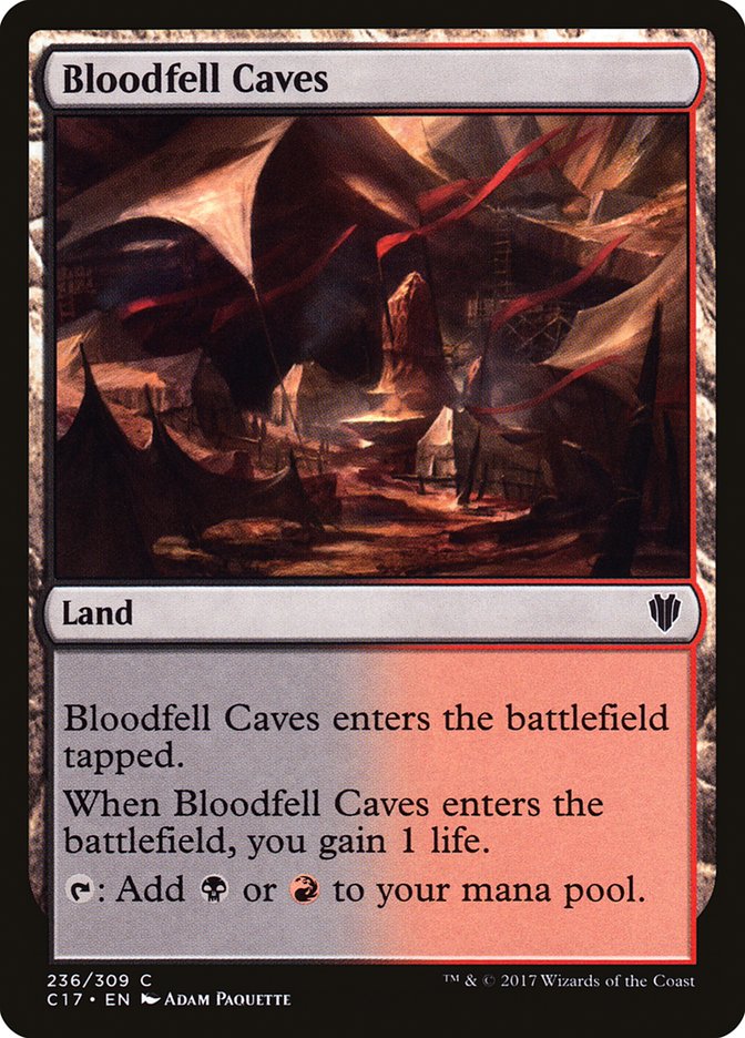 Bloodfell Caves 236/309 (Commander 2017)  | Good Games Modbury