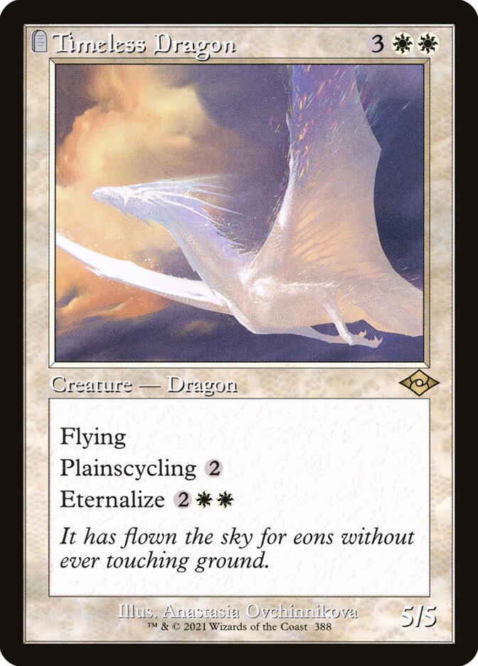 Timeless Dragon 388/303 (Modern Horizons 2)  - Foil | Good Games Modbury