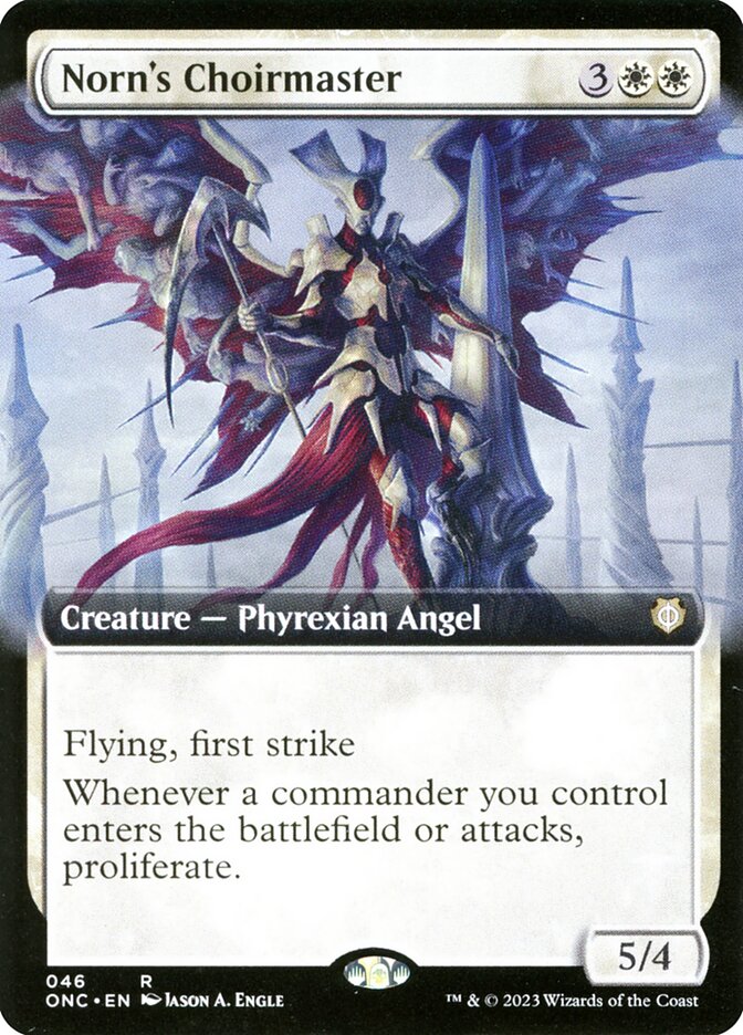 Norn's Choirmaster 46/28 (Commander: Phyrexia: All Will Be One)  - Extended Art | Good Games Modbury