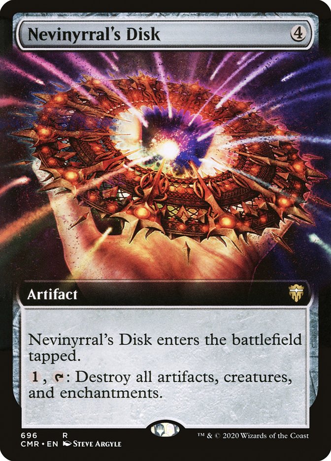 Nevinyrral's Disk 696/361 (Commander Legends)  - Extended Art | Good Games Modbury