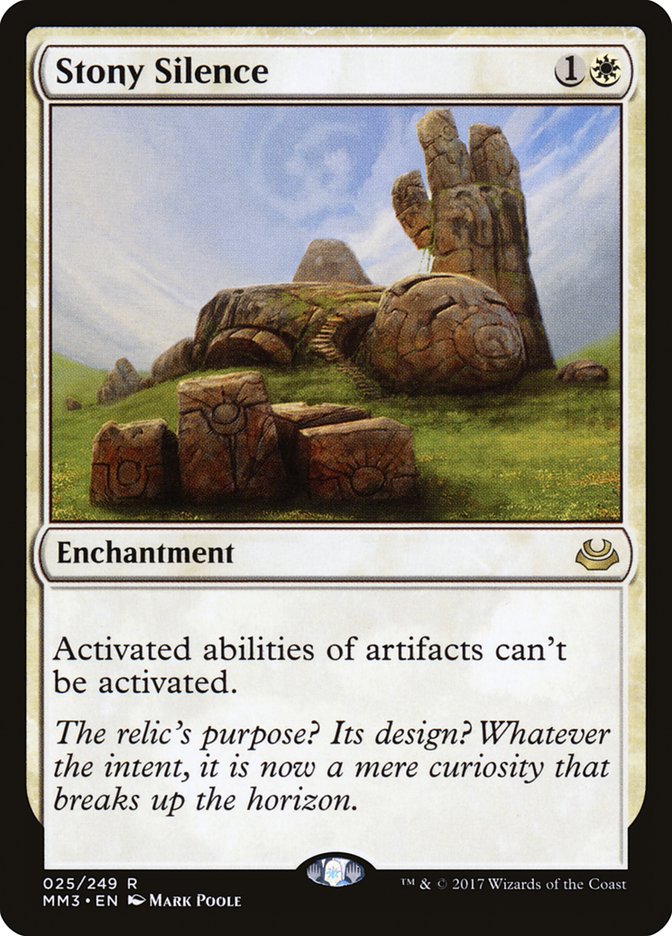 Stony Silence 25/249 (Modern Masters 2017)  - Foil | Good Games Modbury