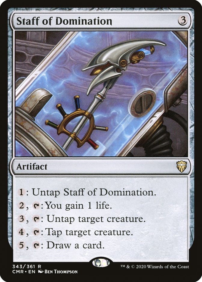 Staff of Domination 343 (Commander Legends)  | Good Games Modbury