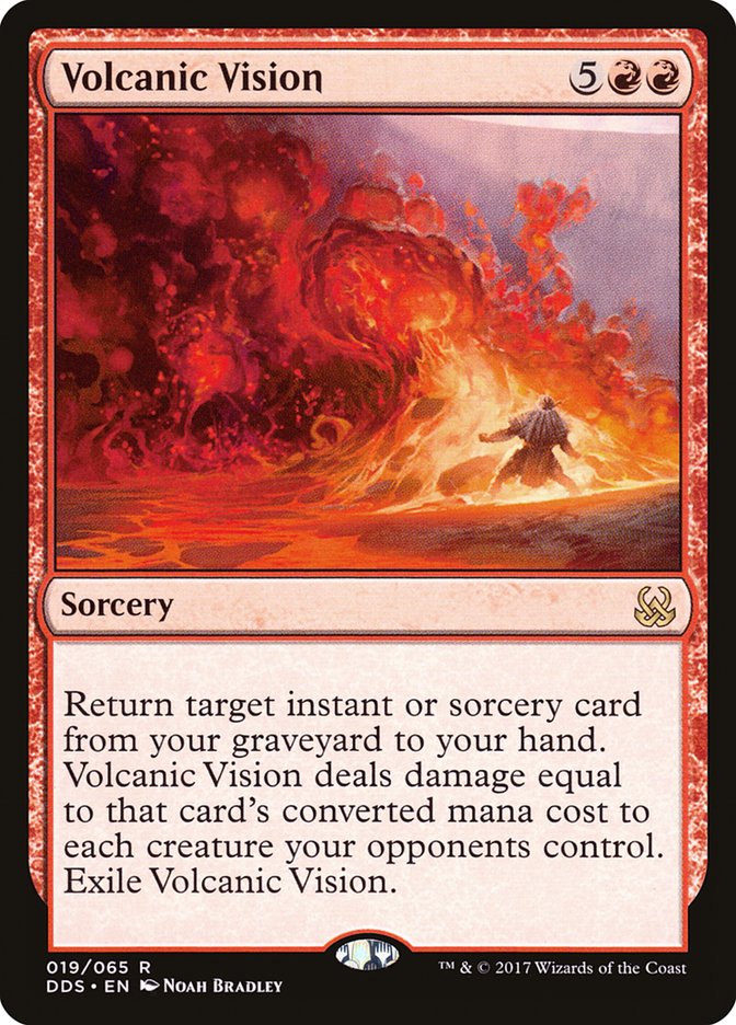 Volcanic Vision 19/65 (Duel Decks: Mind vs. Might)  | Good Games Modbury