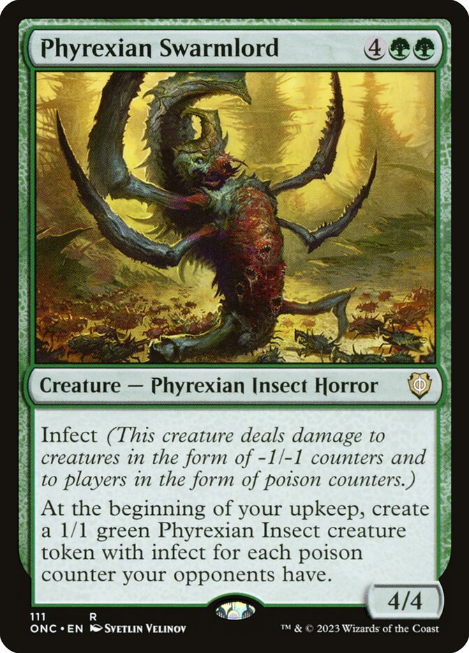 Phyrexian Swarmlord 111/28 (Commander: Phyrexia: All Will Be One)  | Good Games Modbury