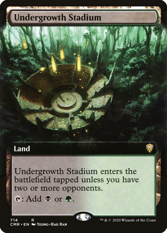 Undergrowth Stadium 714/361 (Commander Legends)  - Extended Art | Good Games Modbury