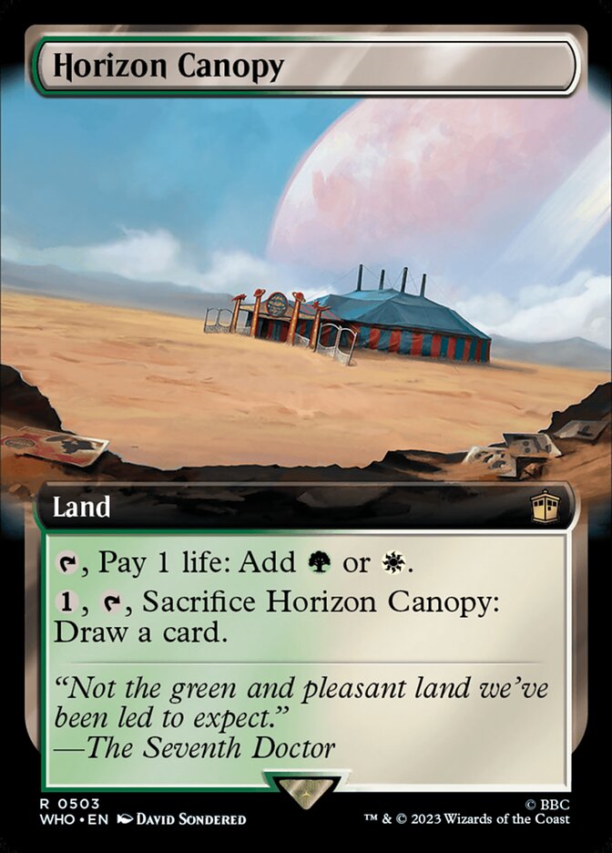 Horizon Canopy 503/331 (Universes Beyond: Doctor Who)  - Extended Art | Good Games Modbury
