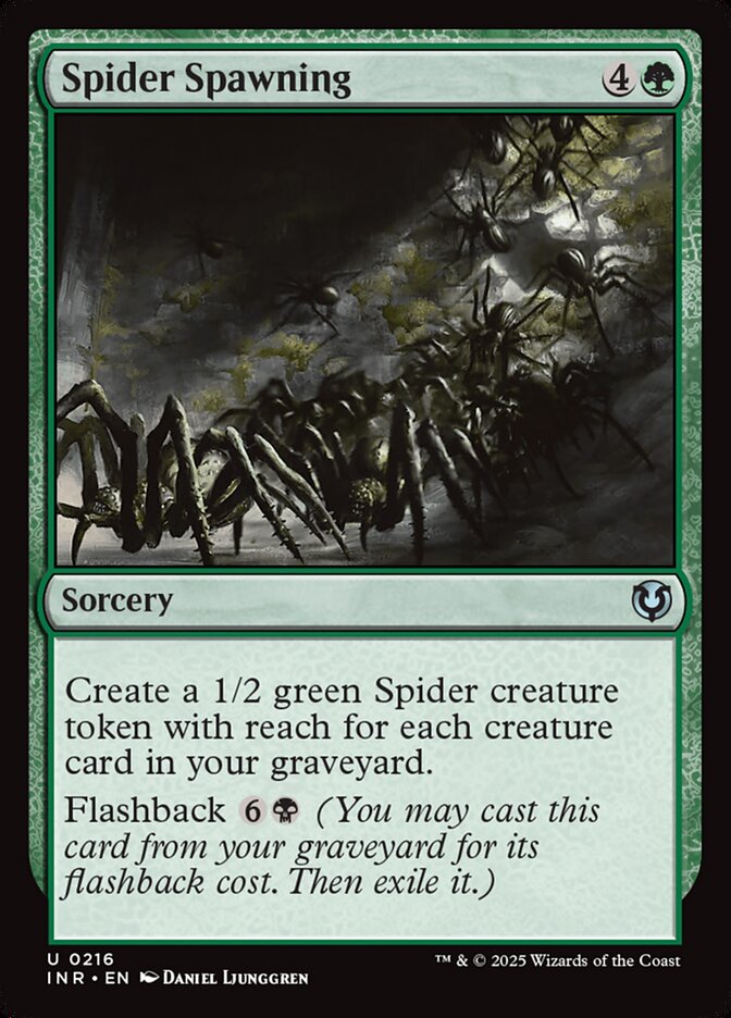 Spider Spawning 216/287 (Innistrad Remastered)  | Good Games Modbury