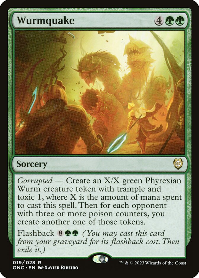 Wurmquake 19/28 (Commander: Phyrexia: All Will Be One)  | Good Games Modbury
