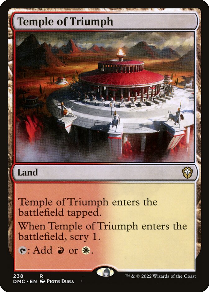 Temple of Triumph 238/50 (Commander: Dominaria United)  | Good Games Modbury