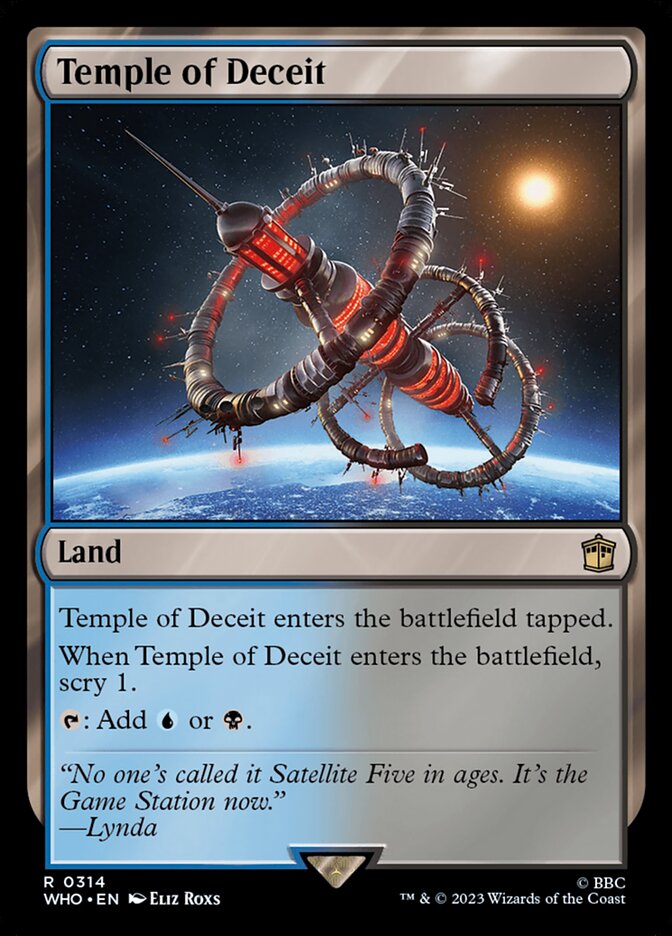 Temple of Deceit 314/331 (Universes Beyond: Doctor Who)  - Foil | Good Games Modbury