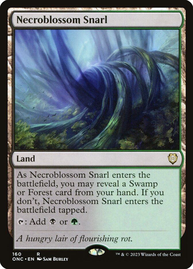 Necroblossom Snarl 160/28 (Commander: Phyrexia: All Will Be One)  | Good Games Modbury