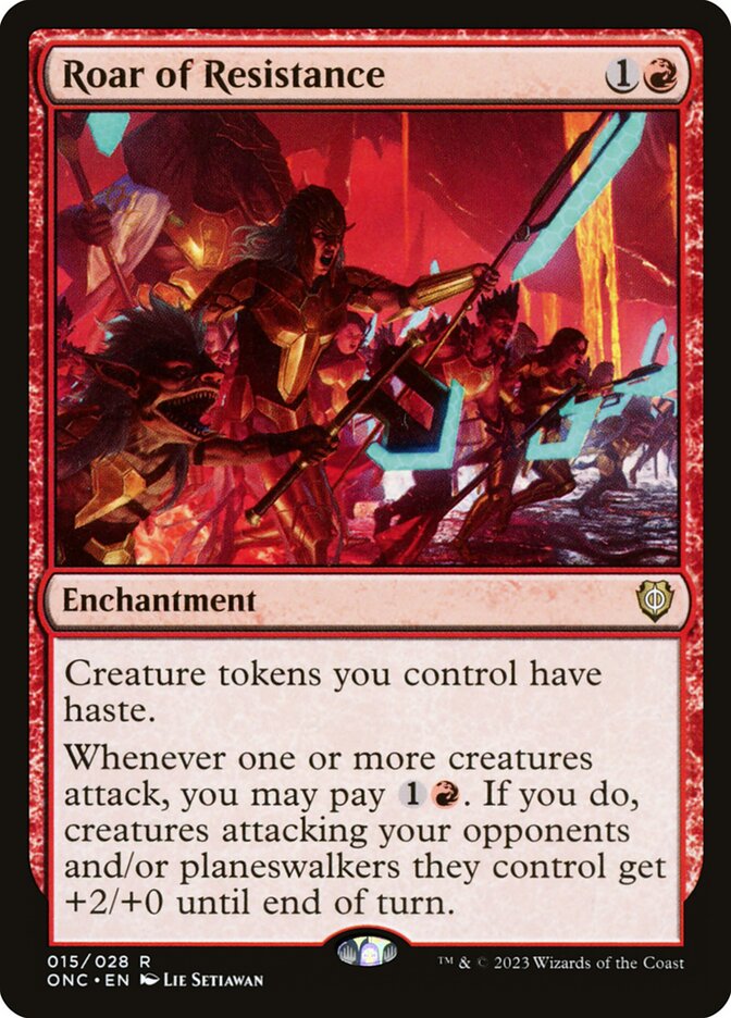 Roar of Resistance 15/28 (Commander: Phyrexia: All Will Be One)  | Good Games Modbury