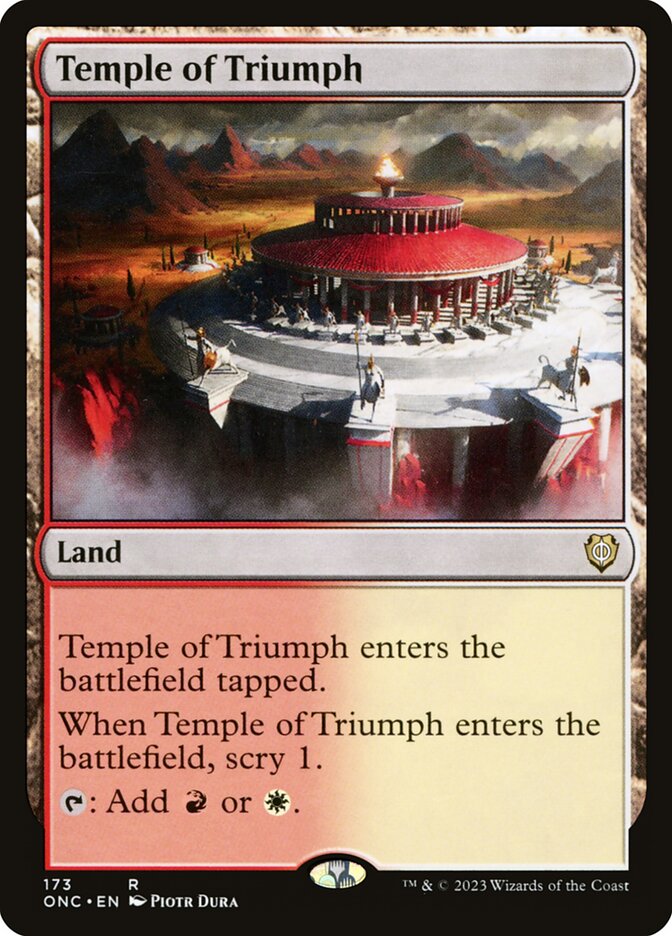 Temple of Triumph 173/28 (Commander: Phyrexia: All Will Be One)  | Good Games Modbury