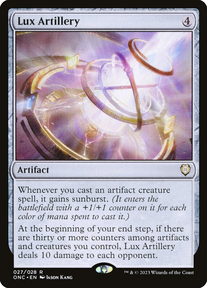 Lux Artillery 27/28 (Commander: Phyrexia: All Will Be One)  | Good Games Modbury