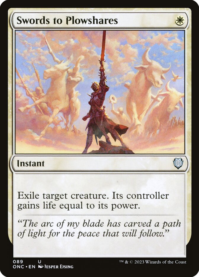 Swords to Plowshares 89/28 (Commander: Phyrexia: All Will Be One)  | Good Games Modbury