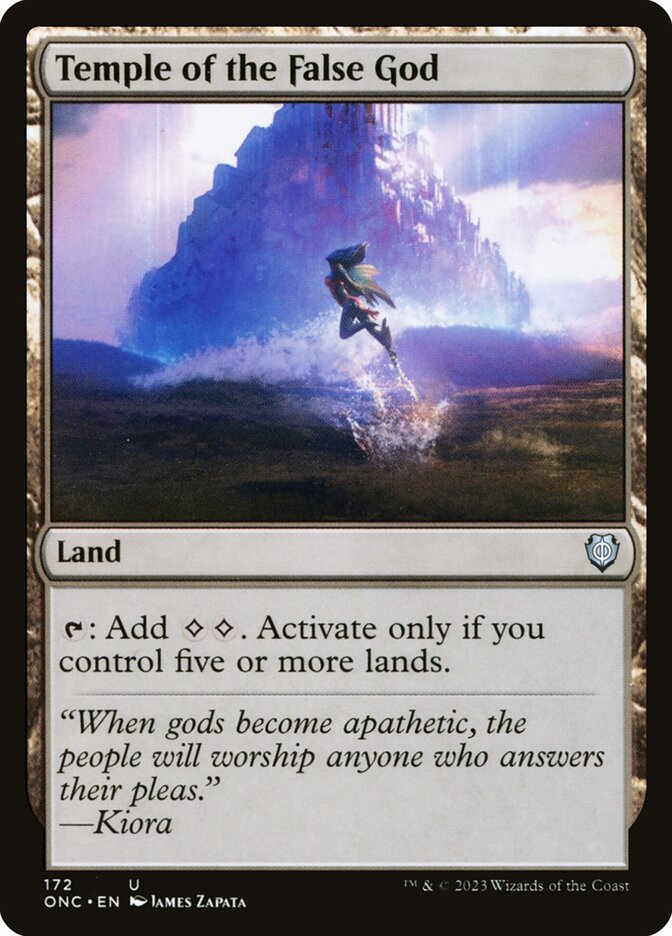 Temple of the False God 172/28 (Commander: Phyrexia: All Will Be One)  | Good Games Modbury