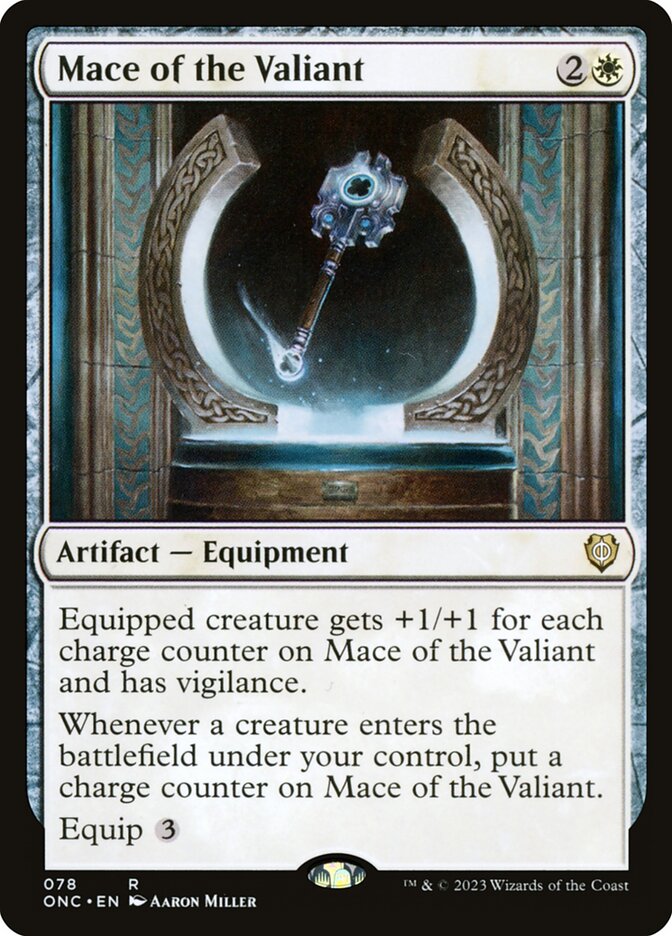Mace of the Valiant 78/28 (Commander: Phyrexia: All Will Be One)  | Good Games Modbury