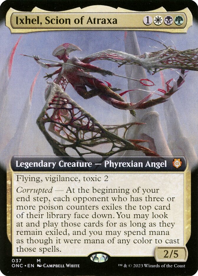 Ixhel, Scion of Atraxa 37/28 (Commander: Phyrexia: All Will Be One)  - Extended Art Foil | Good Games Modbury