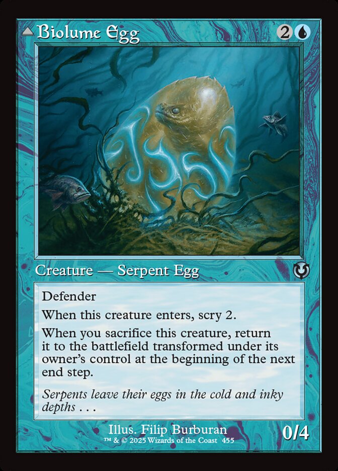 Biolume Egg // Biolume Serpent 455/287 (Innistrad Remastered)  - Retro | Good Games Modbury