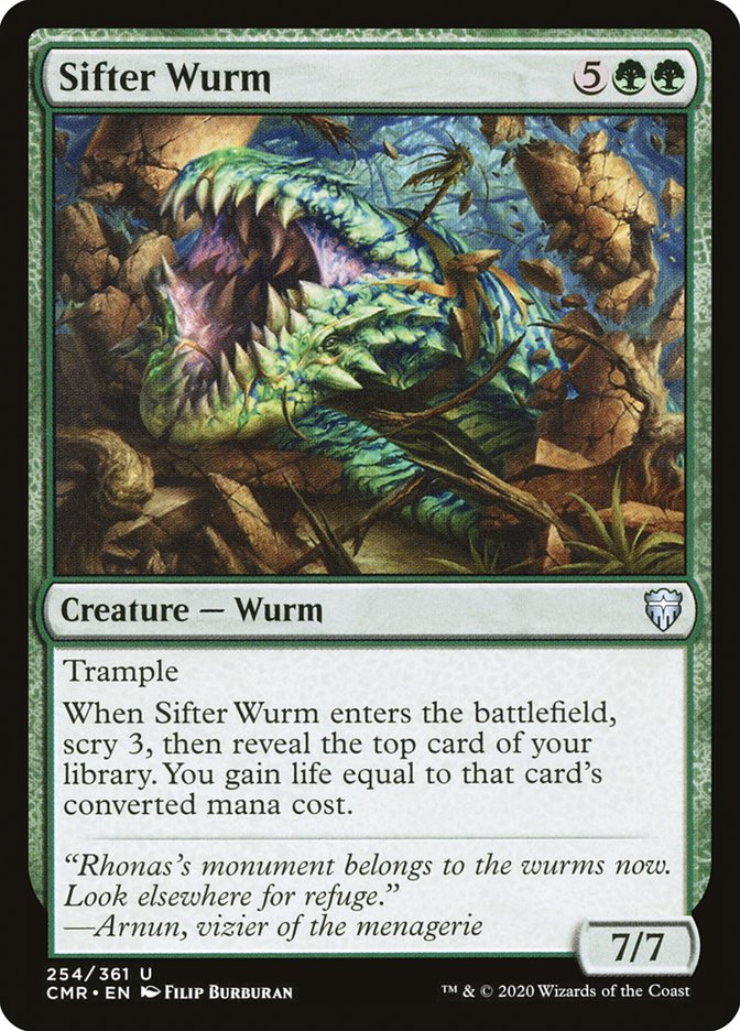 Sifter Wurm 254/361 (Commander Legends)  | Good Games Modbury