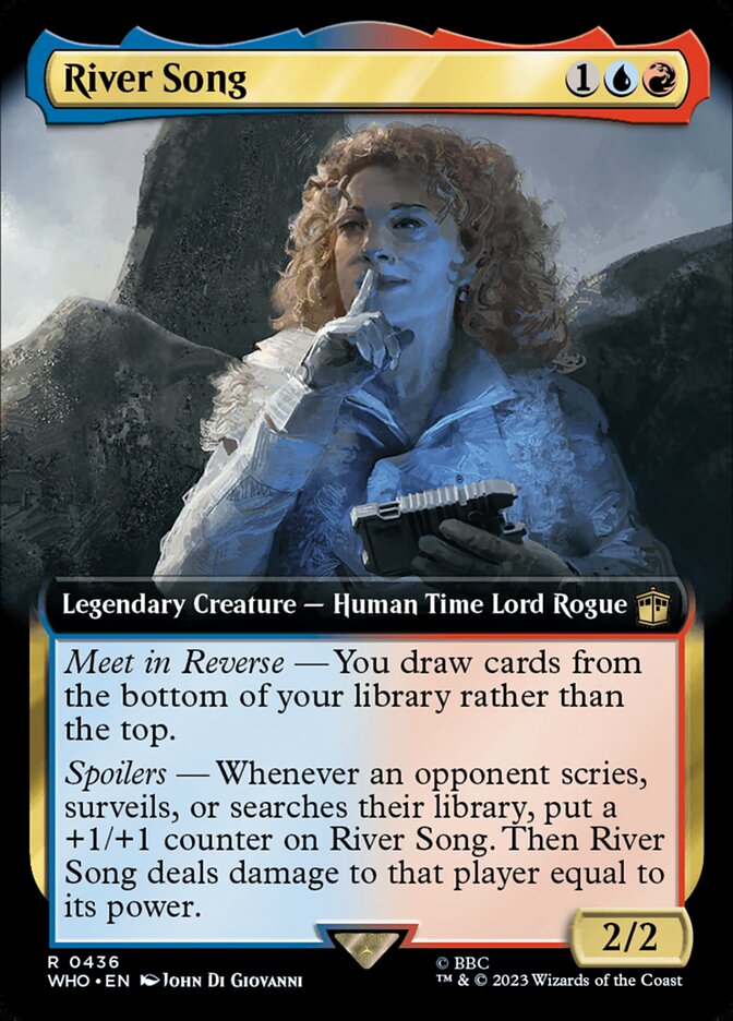 River Song 436 (Universes Beyond: Doctor Who)  - Extended Art | Good Games Modbury
