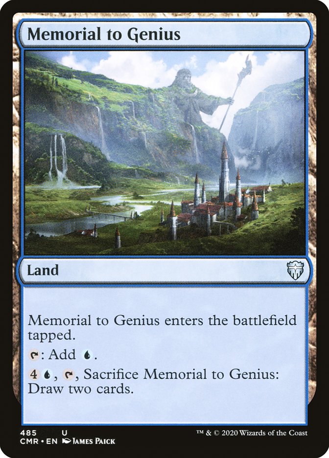 Memorial to Genius 485/361 (Commander Legends)  | Good Games Modbury