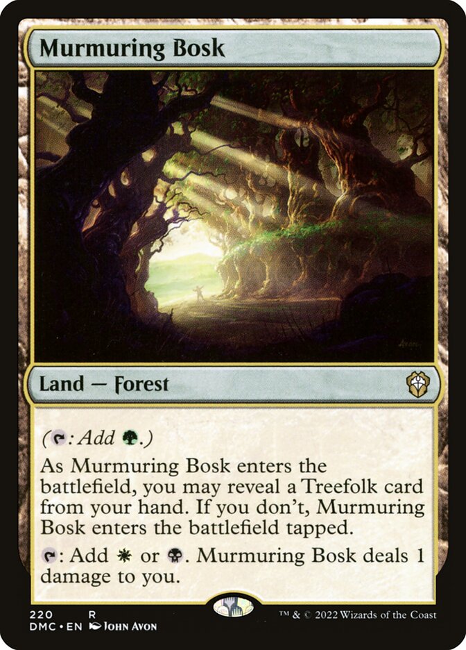 Murmuring Bosk 220/50 (Commander: Dominaria United)  | Good Games Modbury