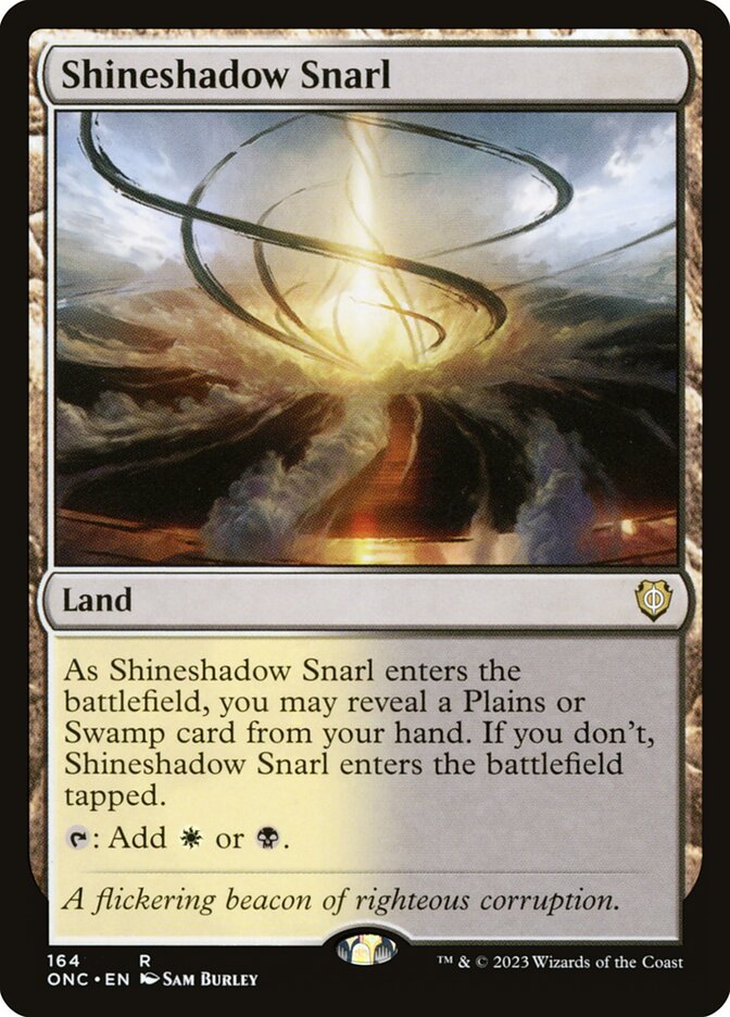 Shineshadow Snarl 164/28 (Commander: Phyrexia: All Will Be One)  | Good Games Modbury